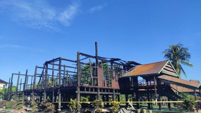 Kondisinya Bola Soba, Kabupaten Bone, Sulawesi Selatan (Sulsel), pasca kebakaran