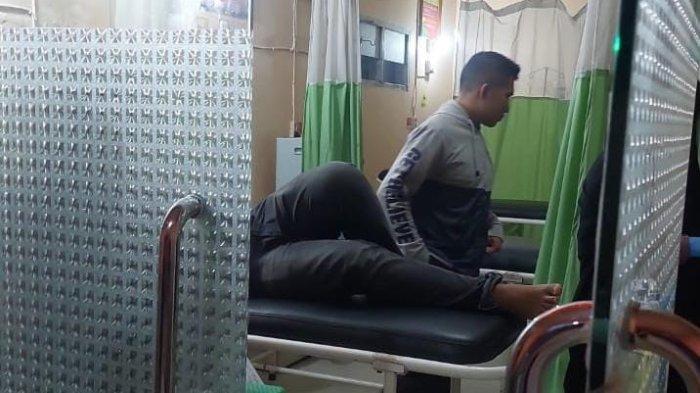 Pelajar SMA Muhammadiyah Kalosi, Aditia Annur jadi korban penganiayaan, Rabu (18/12/2024). Korban langsung dirawat di Puskesmas Belajen.