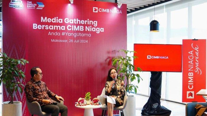 Media Gathering bersama CIMB Niaga di Makassar, Jumat (26/7/2024).