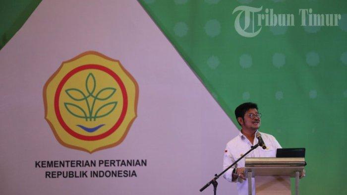 Menteri Pertanian Syahrul Yasin Limpo memberikan sambutan saat melaunching Badan Usaha Pertanian Kampus (BUPK) Polbangtan Gowa bersama BUPK Unhas di Unhas Hotel and Convention, Makassar, Jumat (21/7/2023). BUPK Gowa disebut juga Go-AGRise (Polbangtan Gowa Agribusiness Venture) menjalankan  bisnis di bidang pertanian dan peternakan, dan dikelola oleh manajemen yang terdiri atas mahasiswa, alumni, dan professional. Kerjasama kedua pihak juga dalam hal  penyediaan bahan baku, market place, dan proses bisnis lainnya.