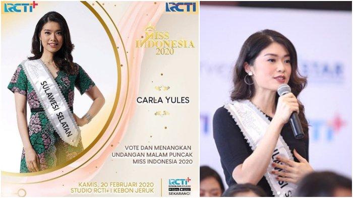 Selamat! Miss Indonesia 2020 dari Sulsel Pricilia Carla Yules, Ini Akun