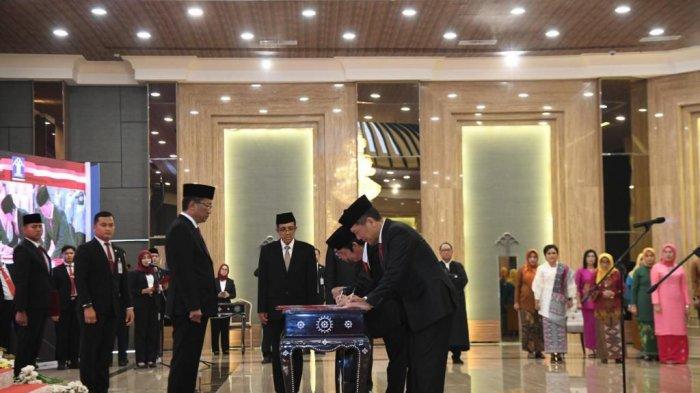 Menkumham RI Supratman Andi Agtas resmi melantik Pimpinan Tinggi Madya, yakni Irjen Dr. Nico Afinta, S.I.K., S.H., M.H. sebagai Sekjen Kemenkumham, Selasa (24/9/2024) pagi.