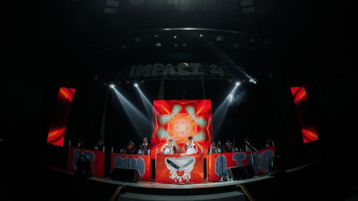 penampilan drum line