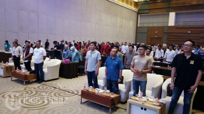 Suasana peluncuran proyek terbaru  IMB Property dalam kegiatan bertajuk AYANA Product Knowledge di Four point By Sheraton, Makassar, Sabtu (9/9/2023). Perumahan AYANA ini menawarkan hunian modern dan minimalis dengan lokasi yang sangat strategis di kawasan pengembangan Kota Mandiri Tallasa City, Tamalanrea Kota Makassar.