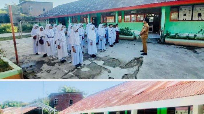 Suasana SDI Pandang-pandang Gowa usai direnov menggunakan dana swadaya guru