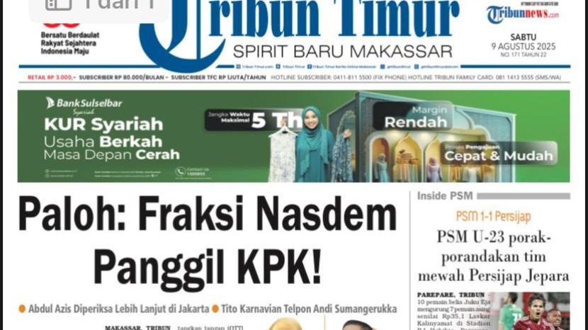 Paloh: Fraksi Nasdem Panggil KPK! 