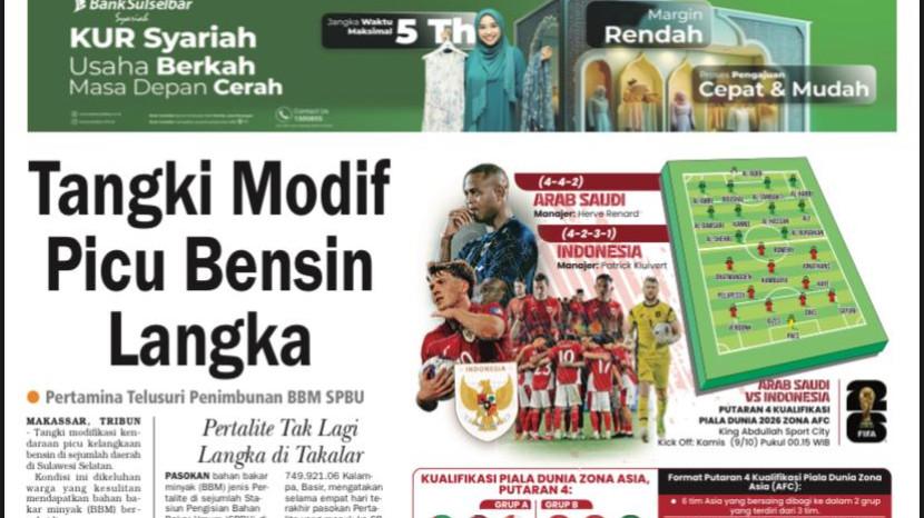 Tangki Modif Picu Bensin Langka