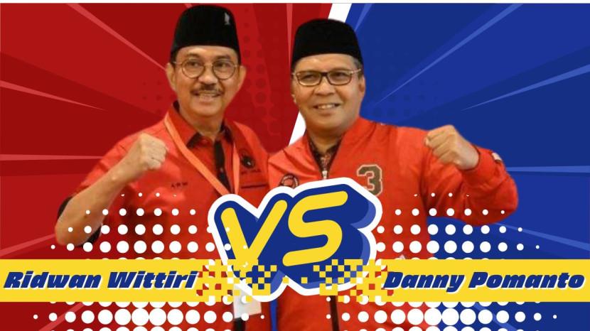 Adu Prestasi Danny Pomanto Vs Ridwan Wittiri Berebut 01 PDIP Sulsel