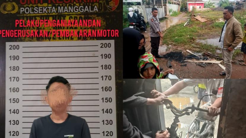 Lampiaskan Dendam Lama, Buruh Harian di Makassar Tikam dan Bakar Motor Pemuda Antang