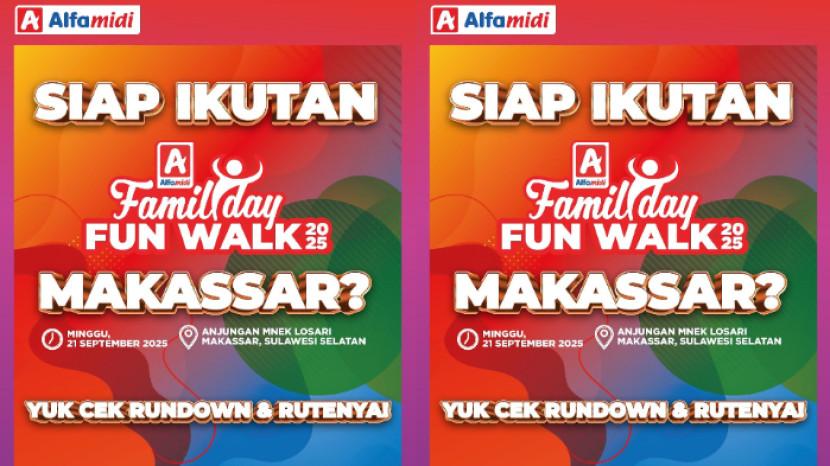 Catat! Ini Jadwal dan Rute Lengkap Alfamidi Family Day Funwalk 2025 di Makassar