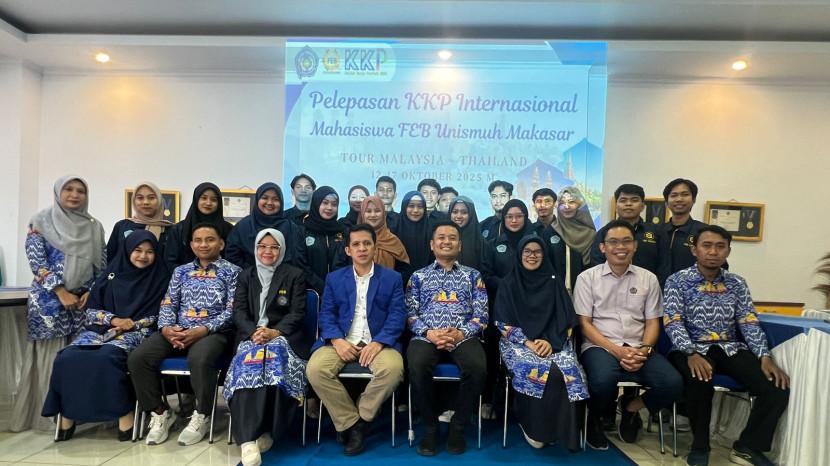 FEB Unismuh Makassar Lepas Mahasiswa KKP Internasional ke Malaysia dan Thailand
