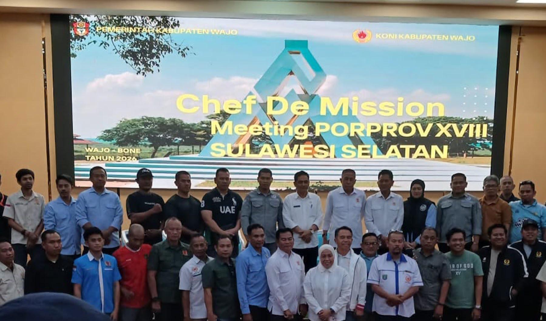Porprov Sulsel 2026: KONI Wajo Usul Gedung PKK Jadi Media Center
