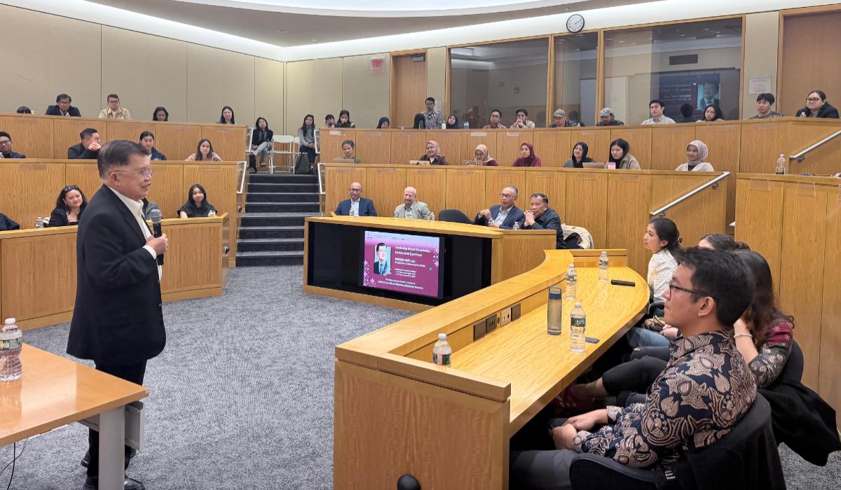 Jusuf Kalla Bicara di Harvard, beberkan 4 Faktor Menekan Ekonomi Indonesia
