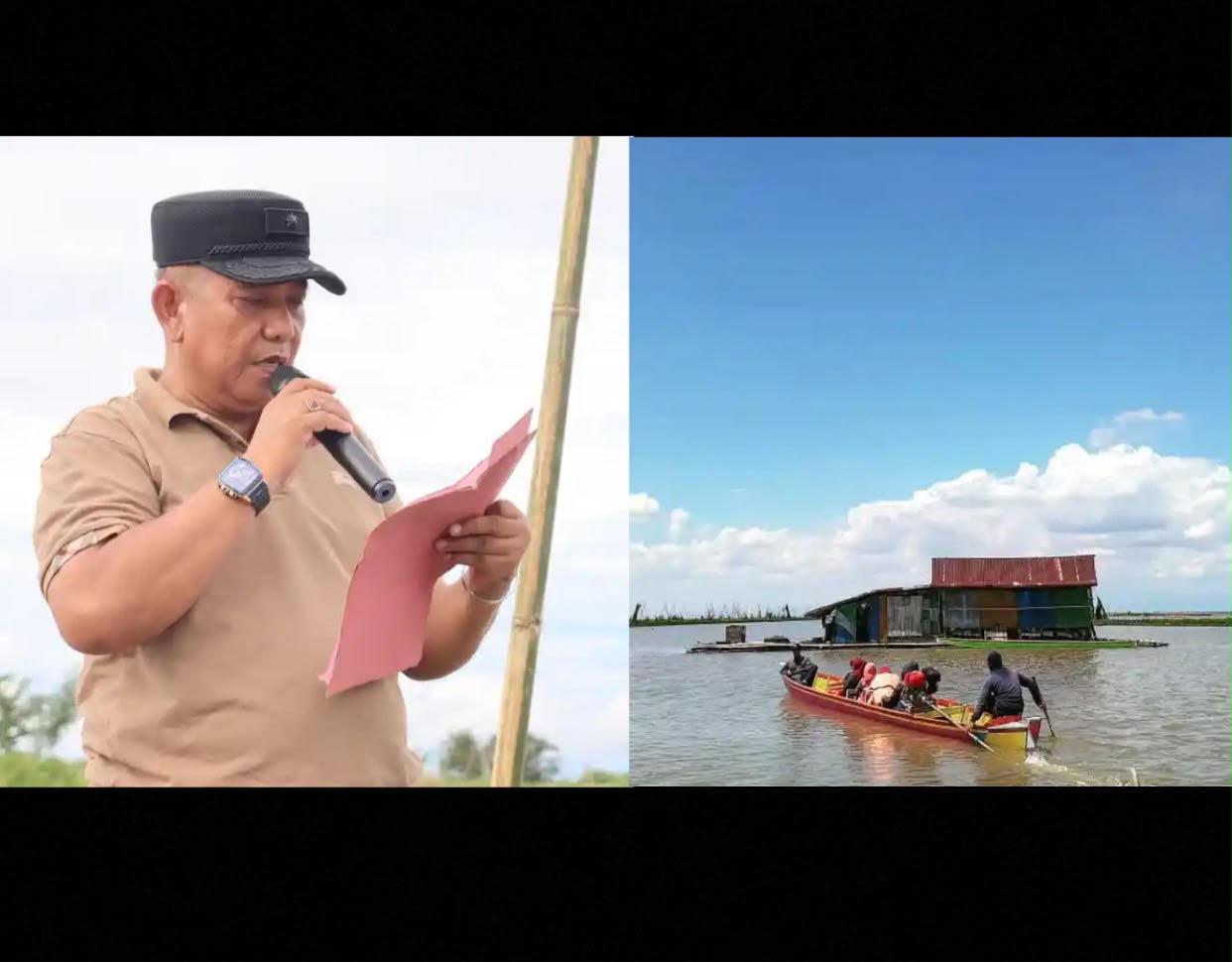 Surutnya Danau Tempe Paksa Nelayan Wajo Beralih Jadi Petani