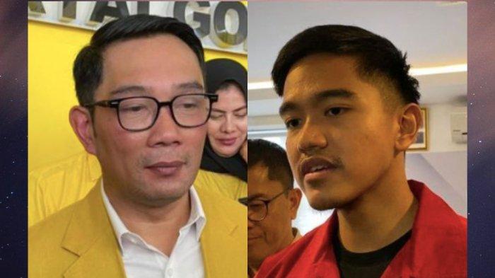 Ridwan Kamil dan Kaesang Pangarep. Aroma Pilpres 2024 di Pilkada Jakarta 2024. Partai koalisi Prabowo Subianto diklaim mendukung duet Ridwan Kamil-Kaesang Pangarep.