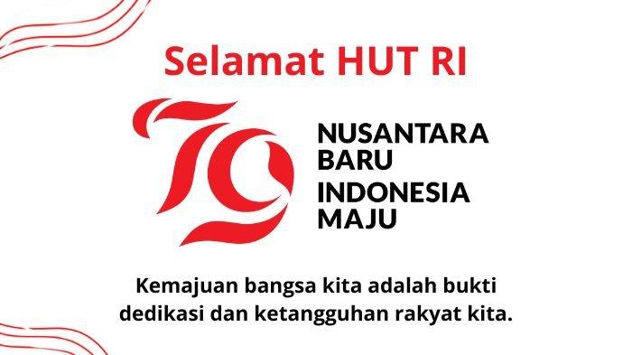 Poster Ucapan HUT RI ke 79 tahun, 17 Agustus 2024