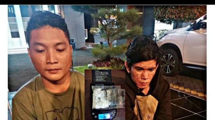 2 kurir sabu yang ditangkap Polresta Manado.