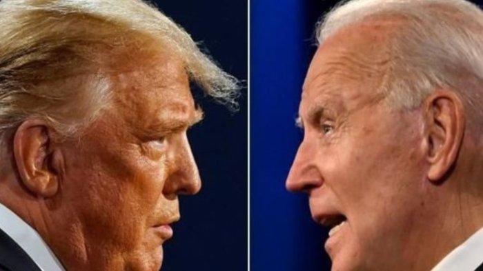 Donald Trump dan Joe Biden. Dua rival Pemilu Presiden AS.