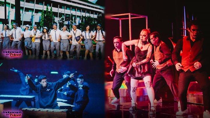 Kolase foto 3 Kontestan Indonesia’s Got Talent asal Sulut yang Lolos Babak Semi Final yaitu Zaitun Voice, Fatamorgana dan Major 9