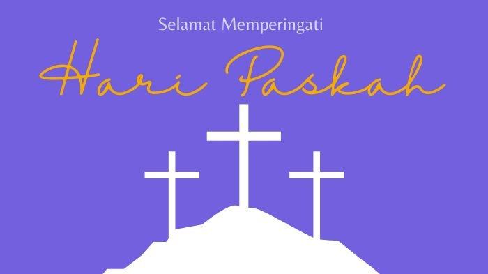 Poster Jumat Agung dan Paskah 2024