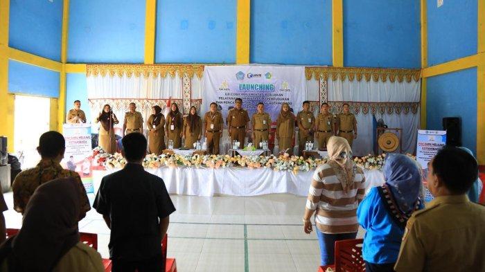 Pj Wali Kota Abdullah Mokoginta Launching Pelayanan Administrasi Dukcapil Kotamobagu Sulut 2024