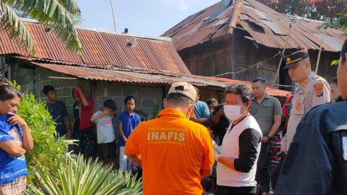Seorang bayi ditemukan meninggal di dalam got Kompleks Candi, Kelurahan Bitung Barat 1, Kecamatan Maesa, Kota Manado, Sulawesi Utara, Sabtu (4/11/2023) pagi.