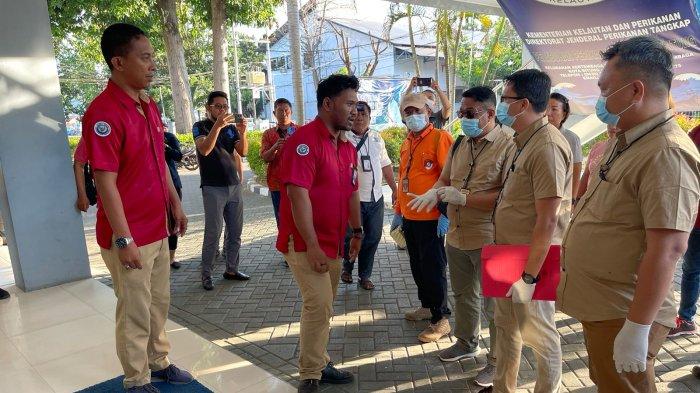 Penyidik Tipikor Satreskrim Polres Bitung ke Kantor PPS Bitung, Sulawesi Utara, Kamis (21/9/2023).
