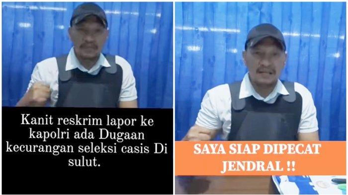 DUGAAN KECURANGAN - Viral di media sosial Kanit Reskrim Polsek Kema, Minahasa Utara, Sulawesi Utara Aiptu Elvis Ginting bongkar soal dugaan kecurangan dalam perekrutan Bintara Polri 2025 di Polda Sulut. Mengaku banyak siswa dizalimi hingga ada keberpihakan dari panitia.