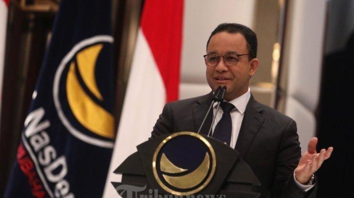 Anies Baswedan. Orang-orang di sekitar Jokowi berpeluang jadi cawapres untuk Anies Baswedan.