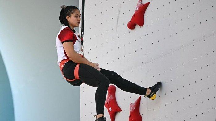 Atlet Panjat Tebing Indonesia Desak Made Rita Kusuma Dewi di Olimpiade Paris 2024.