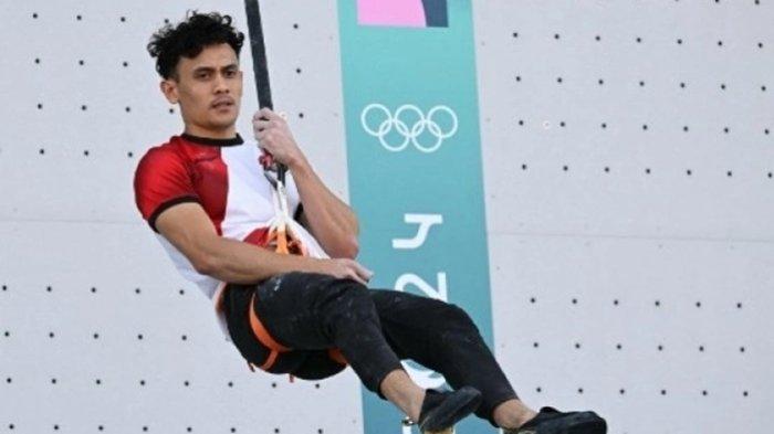Atlet Panjat Tebing Indonesia, Veddriq Leonardo berlaga di Olimpiade Paris 2024.