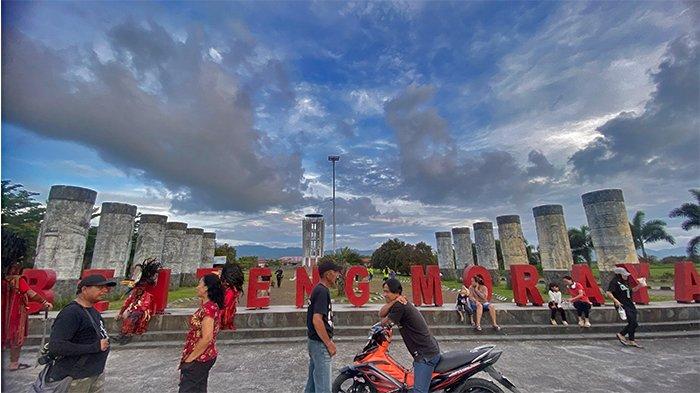 BENTENG MORAYA - Potret Kondisi Benteng Moraya di Tondano Minahasa Sulawesi Utara pada Sabtu (25/11/2023).