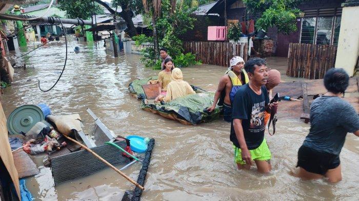 Banjir di Mahawu Manado, Sabtu (2/3/2024)