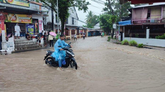 Banjir di Bailang Manado Sulawesi Utara