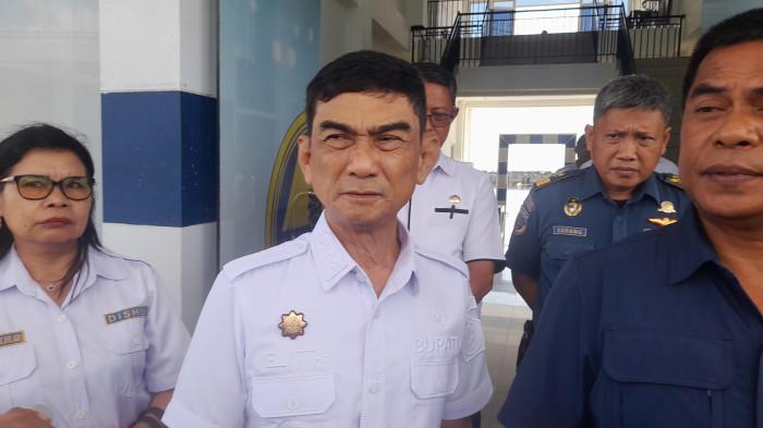 BUPATI TALAUD: Potret Bupati Talaud Welly Titah. Wlly Titah menuturkan, pihaknya sudah meminta warga yang berada di pesisir agar menjauh usai dapat peringatan tsunami di Talaud Rabu 30 Juli 2025.