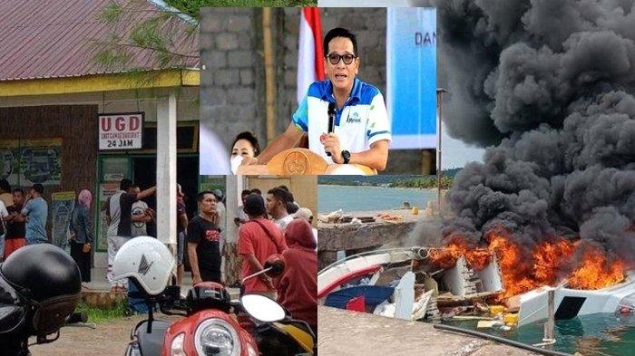 Cagub Malut Benny Laos meninggal dunia pada Sabtu (12/10/2024). Benny Laos merupakan korban kebakaran speedboat di Pelabuhan Bobong, Kabupaten Pulau Taliabu, Maluku Utara.