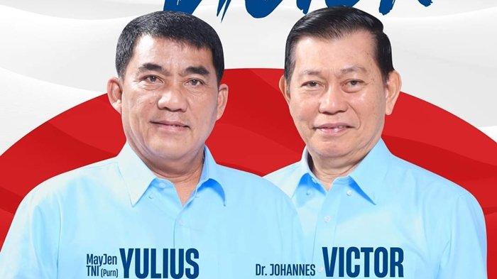 Yulius Selvanus Komaling dan Victor Mailangkay pemenang Pilgub Sulut 2024.