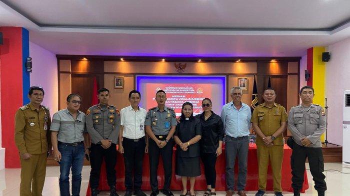 Mediasi yang dilakukan Kantor Imigrasi Manado antara WNA Amerika Serikat dan Jemaat GMIM Patmos Bunaken, Selasa (29/8/2023).