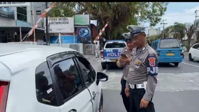 Pelaksanaan Operasi Zebra Samrat 2023 oleh Ditlantas Polda Sulawesi Utara.