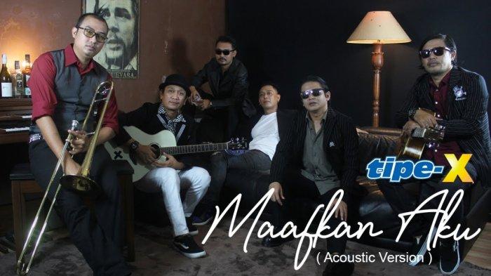 Chord Maafkan Aku - Tipe X, serta Lirik Lagu, Kunci Gitar Dasar A