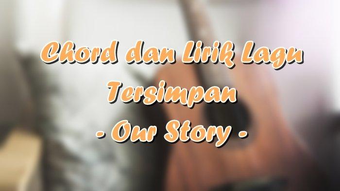 Contoh tampilan chord tersimpan pada layar ponsel