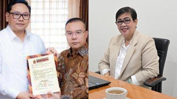 Kolase foto Conny Rumondor dan Ibnu Ari Wibowo yang ditunjuk sebagai Pelaksana Harian Ketua Partai Gerinda Sulawesi Utara