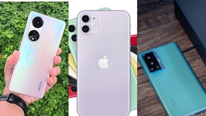 Daftar Hp Vivo, Oppo, Xiaomi dan Samsung yang Harganya Sama dengan iPhone 11 dan iPhone SE 3rd Gen