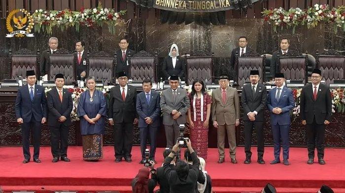 Para Pimpinan MPR RI 2024-2029, Ketua hingga Wakil Ketua. Ketua: Ahmad Muzani (F-Gerindra), Wakil Ketua: Bambang Wuryanto (F-PDIP), Wakil Ketua: Kahar Muzakir (F-Golkar), hingga Wakil Ketua: Edhie Baskoro Yudhoyono (F-Demokrat).