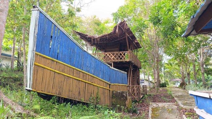 Fasilitas di Wisata Danau Moaat Kabupaten Boltim, Sulawesi Utara (Sulut) yang tak terurus