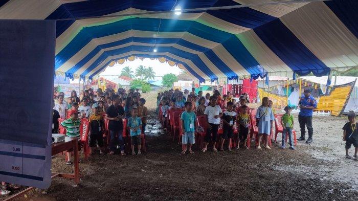 Dinas PPPA Kabupaten Boltim, Sulawesi Utara, mengadakan sosialisasi bertajuk “Stop Kekerasan Pada Anak” di Perkemahan Ceria Anak Sekolah Minggu (Percasmi) Kotabunan, Kamis 17 Juli 2024.