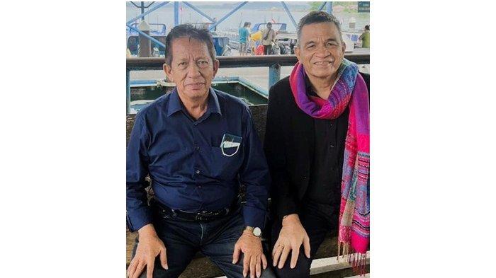 Efraim Lengkong dan Michael Barama SH MH di Pelabuhan Sofifi Halmahera Utara
