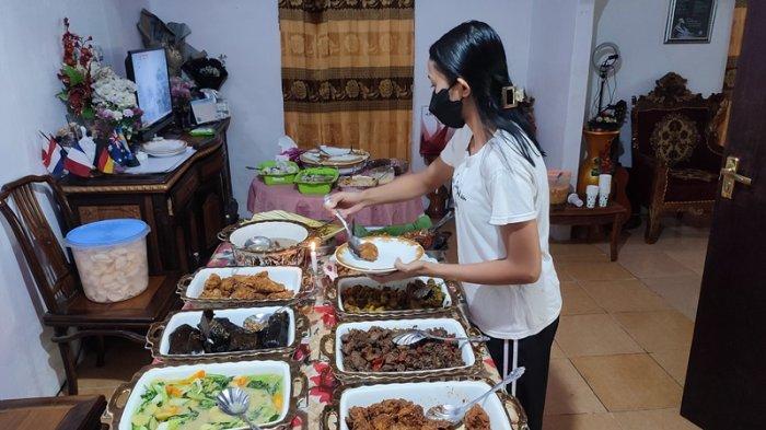 Menu makanan wajib yang disediakan saat Pengucapan Syukur 2023 di Minsel, Sulawesi Utara, Minggu (9/7/2023).