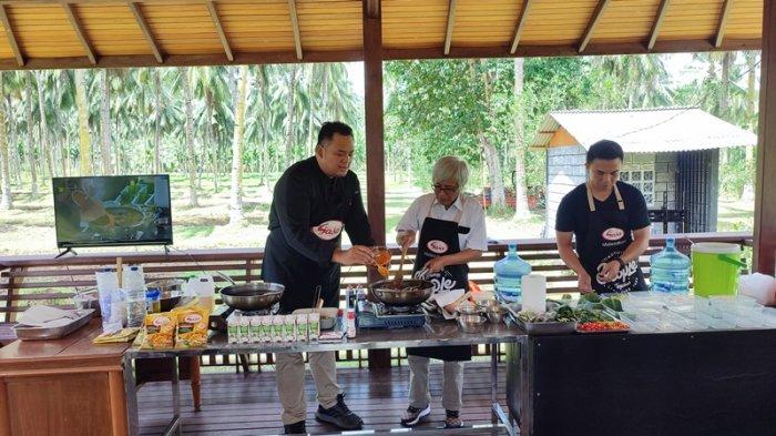 PT Sasa Inti menggelar Cooking Demo bersama Tribun Manado di BSIP Tanaman Palma, Mapanget, Manado, Sulawesi Utara, Rabu (12/7/2023).
