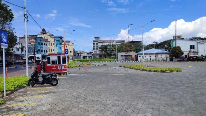Taman Perumda, spot terbaru di Pasar Bersehati, Manado, Sulawesi Utara, Kamis (30/5/2024).